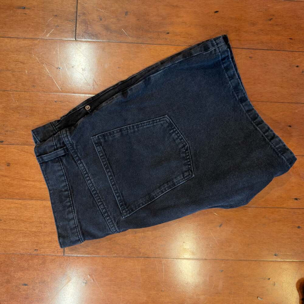 Zara Black Denim Shorts Size 34
